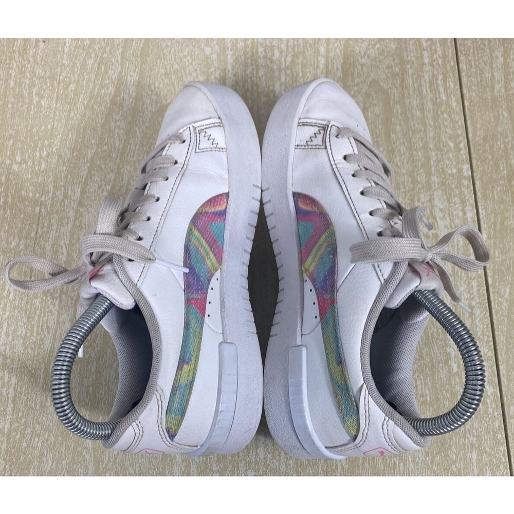 Puma Jada Swirl Sz 5C Shoes White Pink Low Top Tennis Shoes / Sneakers - Picture 7 of 10